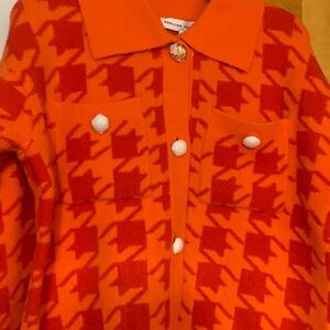 English Factory Vibrant Orange sweater